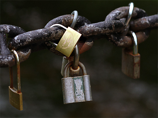  Locked love.