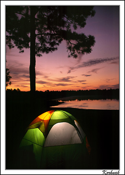  The camp at Hurricane Lake