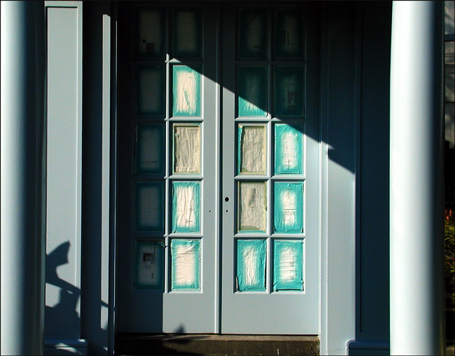  blue greenhouse