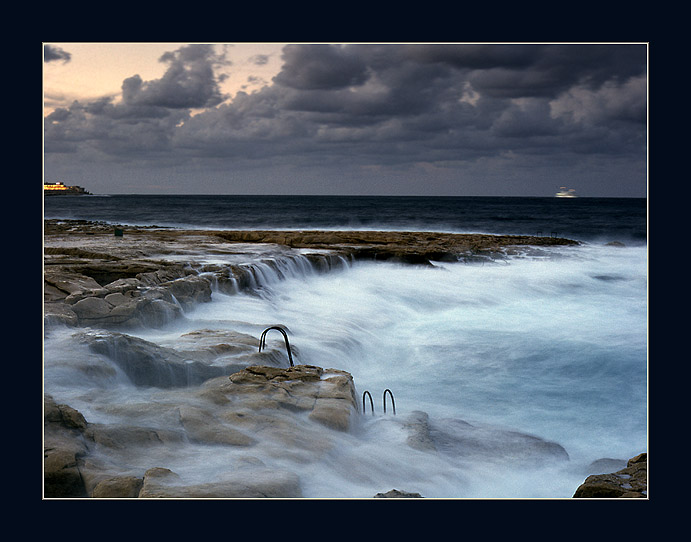  Malta. Swimming season is closed.