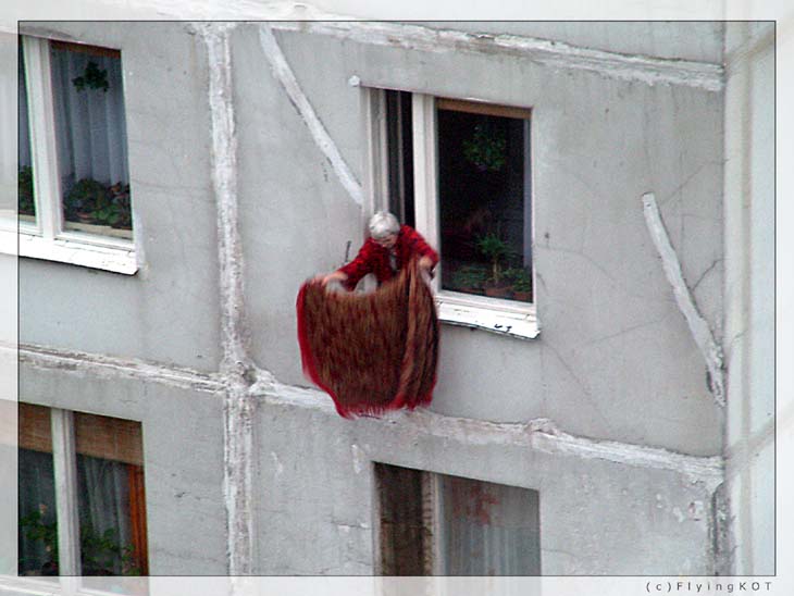  woman in red