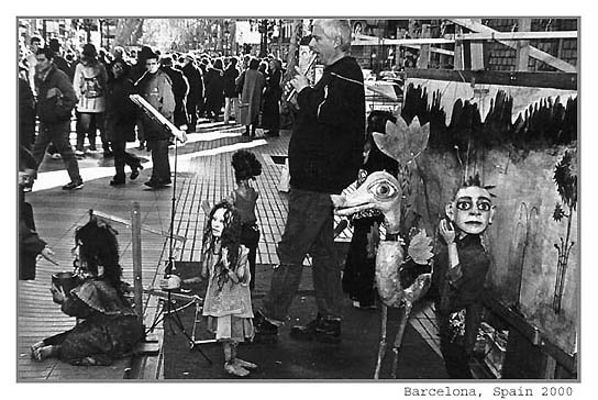  La Rambla. Kukolnij teatr.