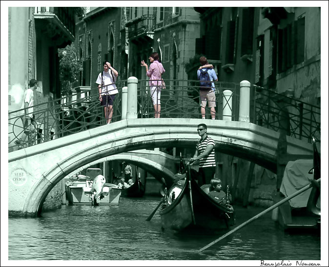  Venice: People, Bridges, Emotions ( colored version )
