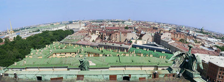  St.Peterburg. Panorama from Isaakievskiy cathedral.