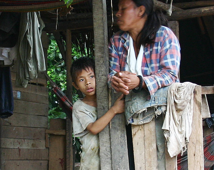  Locals. Thambopata Jungle. Peru. 2005