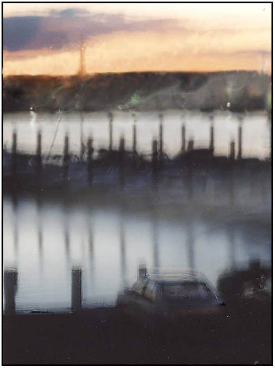   . Evening in marina.