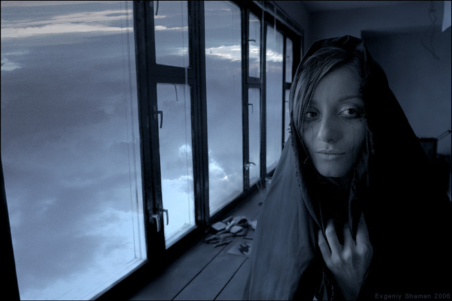  the woman that has drawn the sky