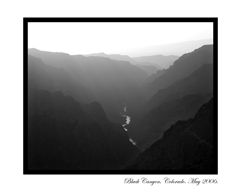  Black Canyon, Colorado.
