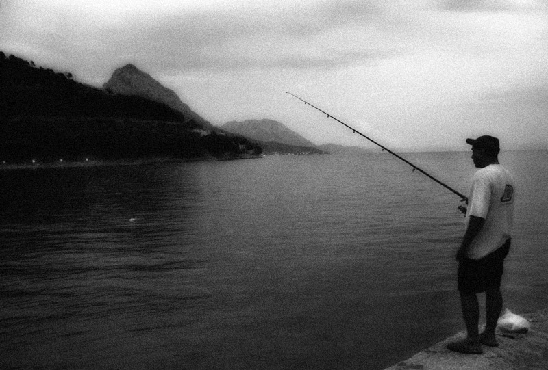  La caza de los peces por la tarde