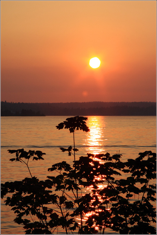  Lake Washington, sunset