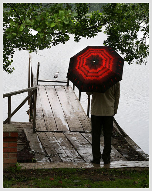  Red umbrella