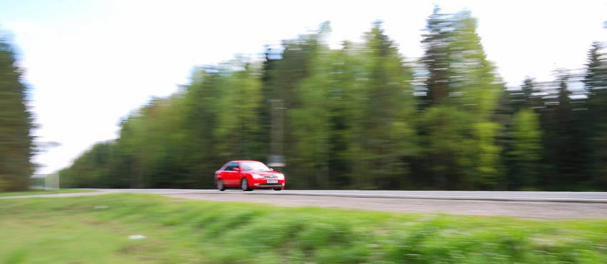  speedy red car