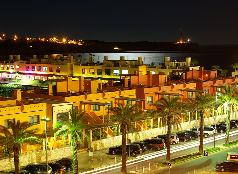  Summer night city