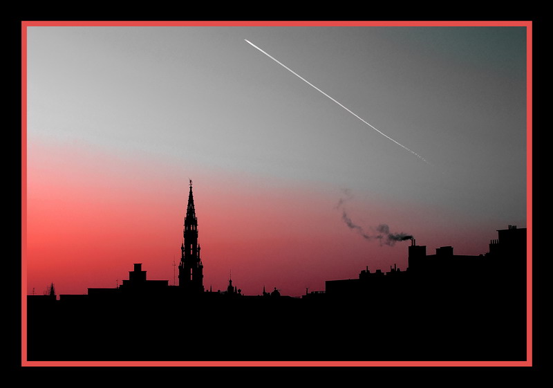  Sunset in red