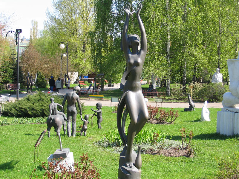  walking in park