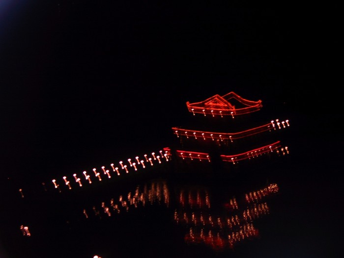  Dark night in Wuhan (China)