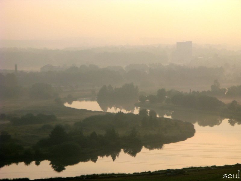  city in fog