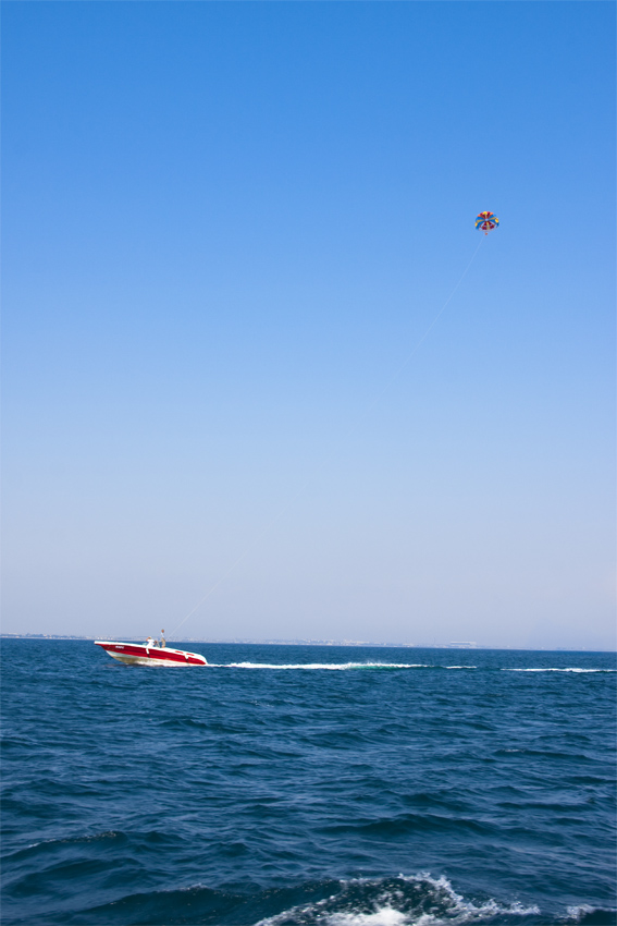  In the sky
