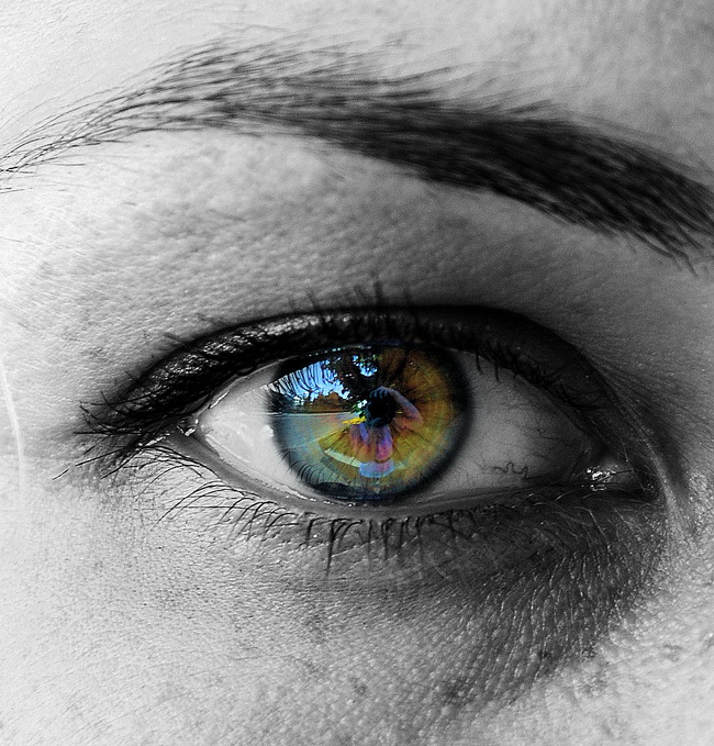  self-portrait in reflection 