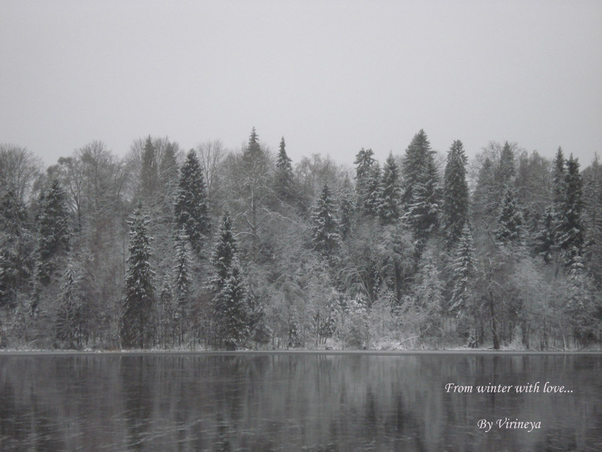  From winter with love...