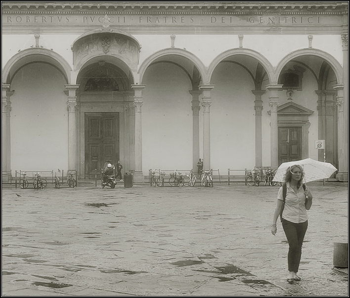  Firenze, autunno, pioggia