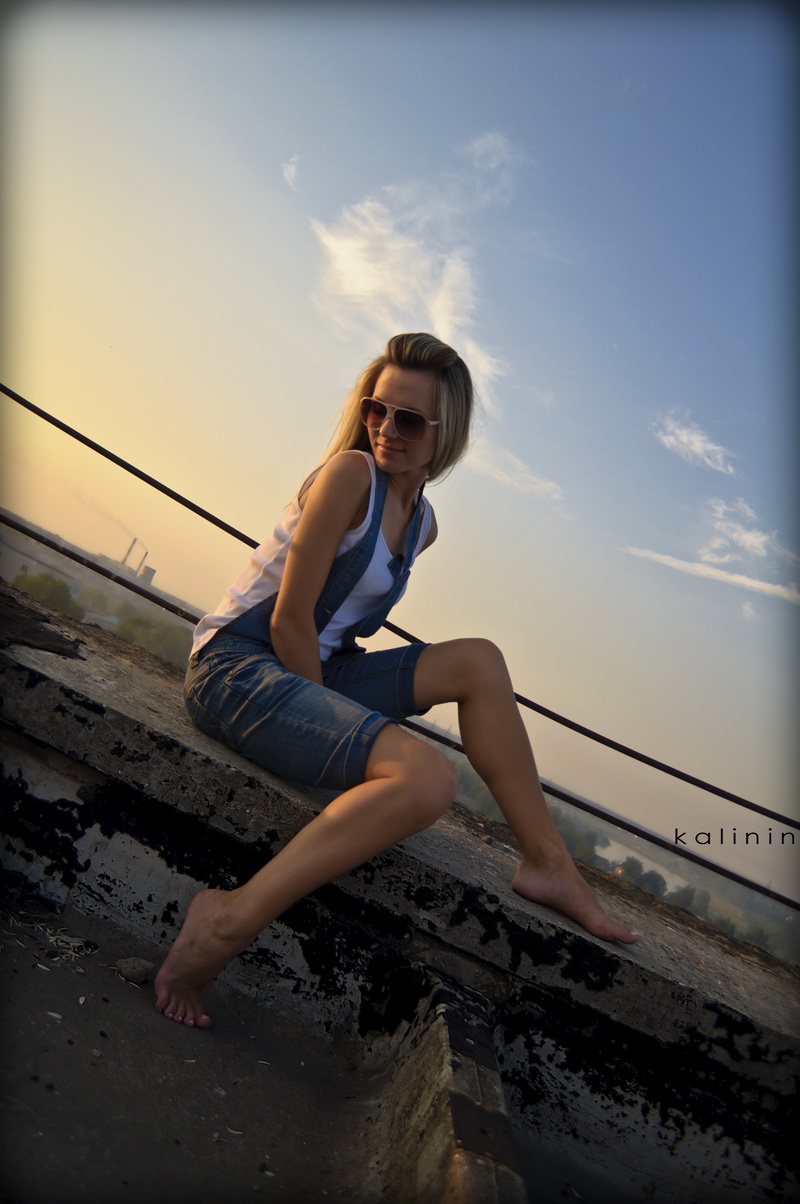  girl on the roof...