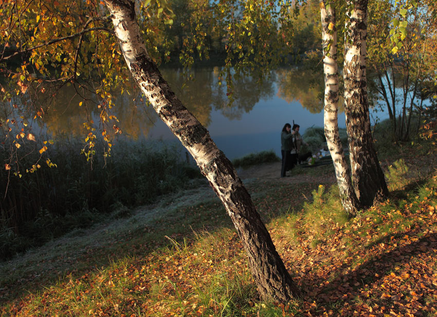 Осенняя рыбалка с утра