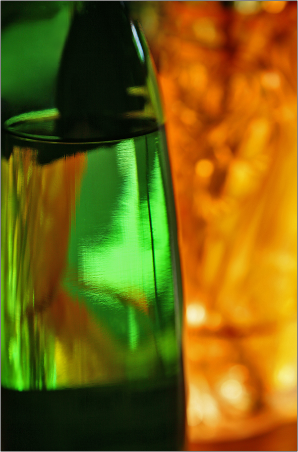  In the bottle