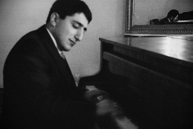  Playing the piano
