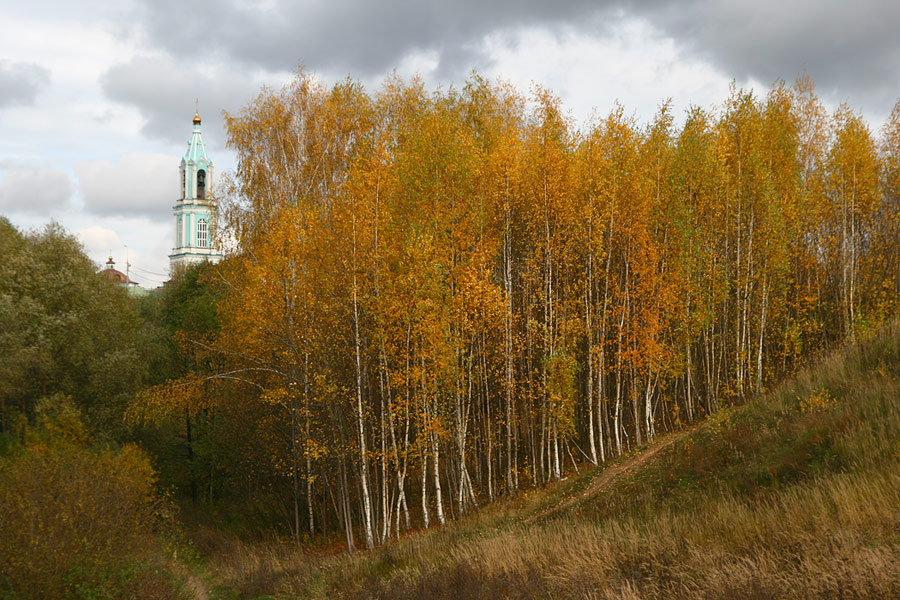 Крылатские холмы парк осенью