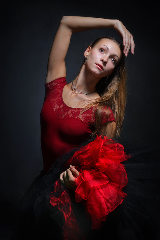  Olga in red