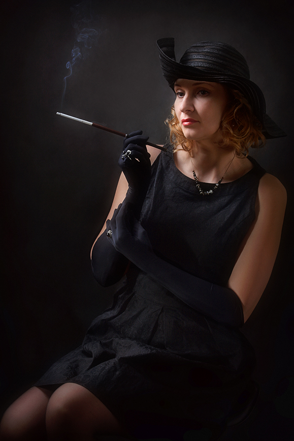  Melancholy of the lady 
