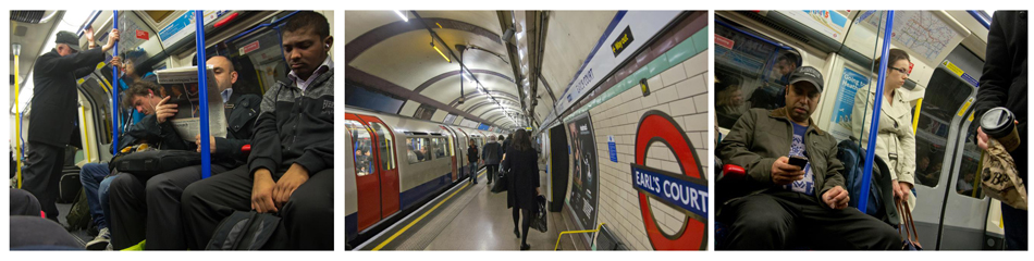  Earl`s Court. Triptych