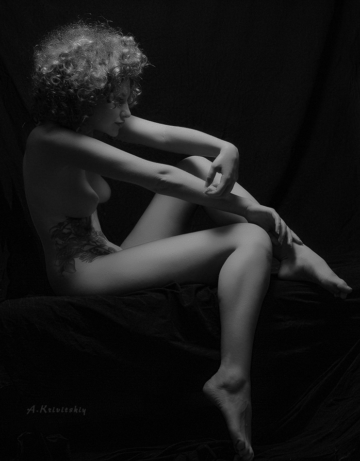  The graceful harmony of the portrai