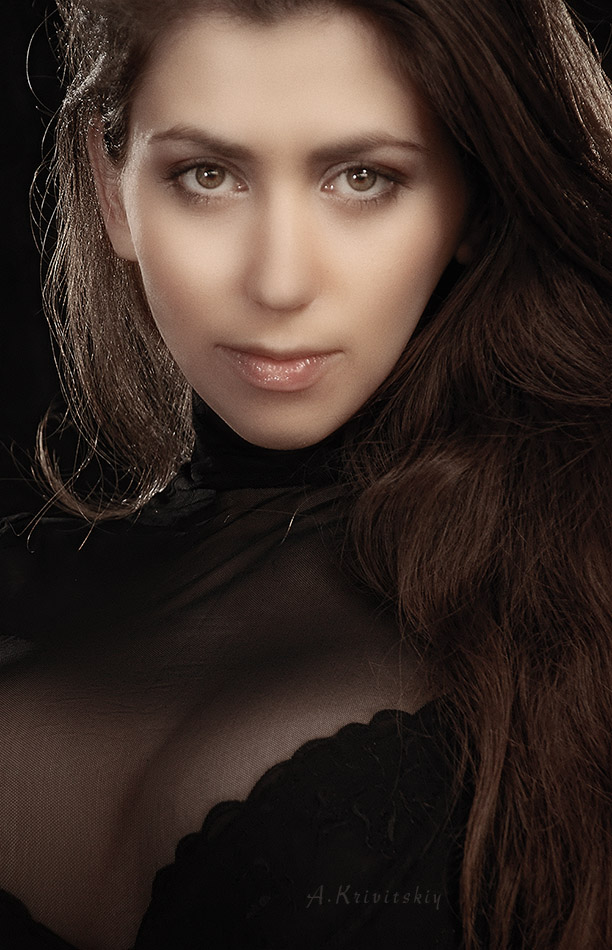  The original portrait of a girl.