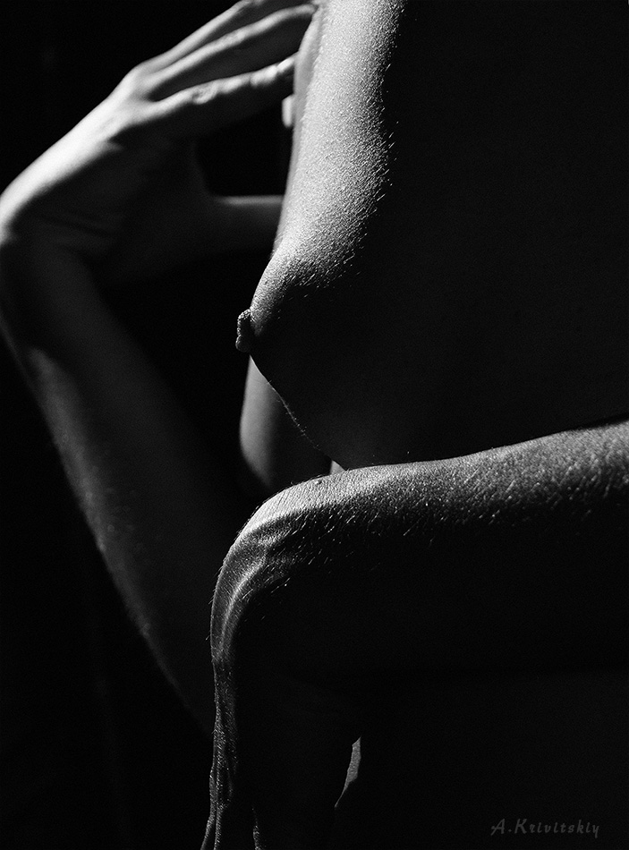  Just light and shadow.