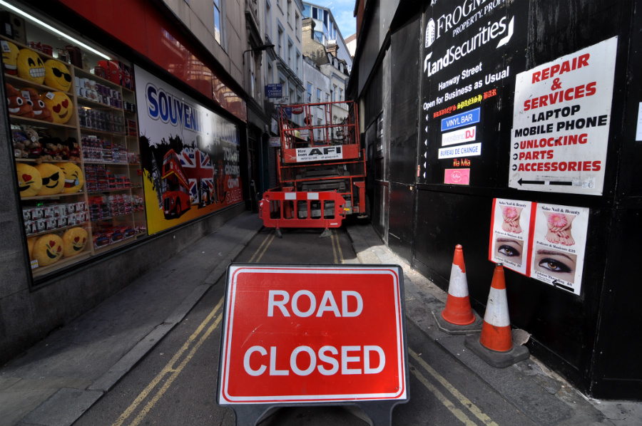  road closed