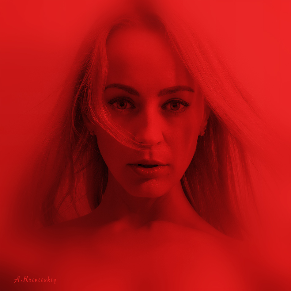 Red and beautiful portrait ..