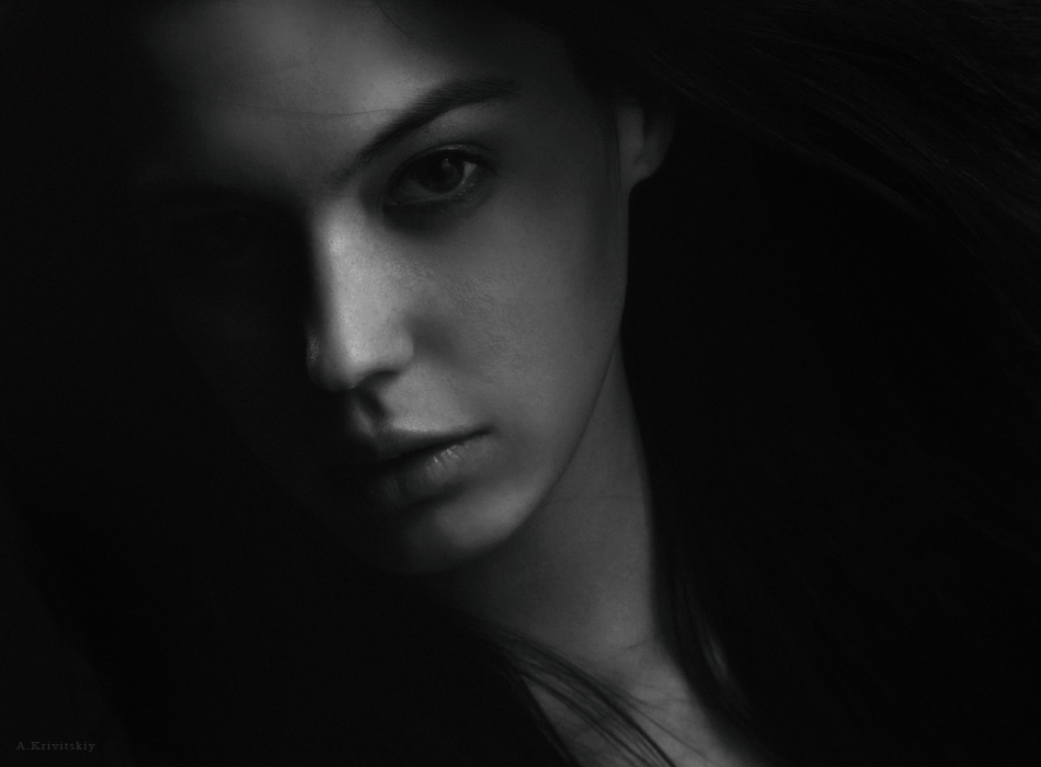  Portrait. "Style of the past." Stud