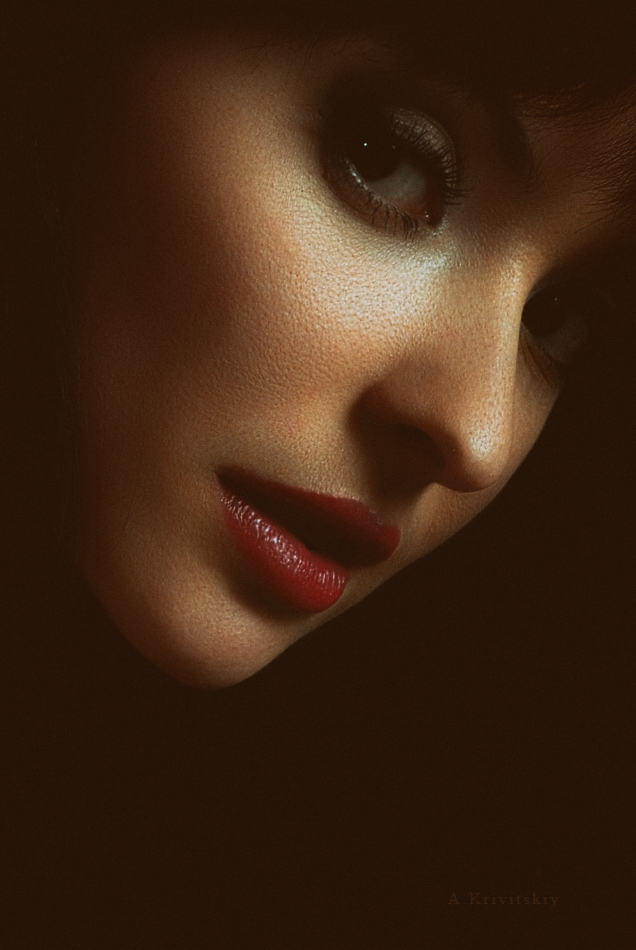  Portrait. "When the magic of color 