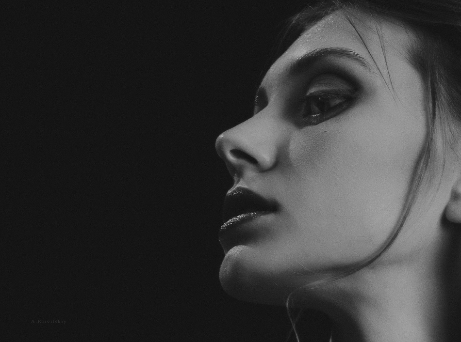  Portrait of a model. Studio A. Kriv