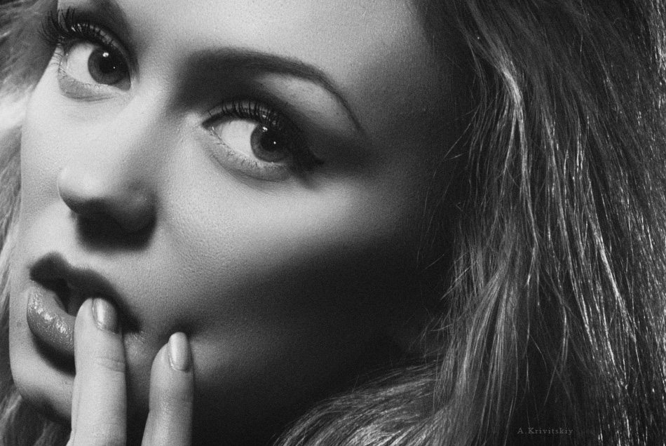  Portrait. Black and White .. Studio