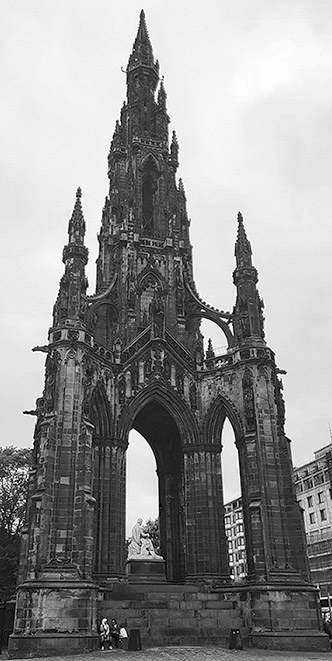  Scott Monument. 