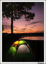 The camp at Hurricane Lake