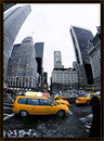 Yellow cabs.