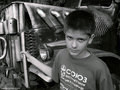 A boy and a truck