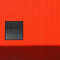 Red wall, Black square.  2