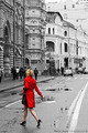Lady in red