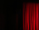 red curtain