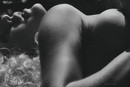 Portrait in profile. Body geometry 